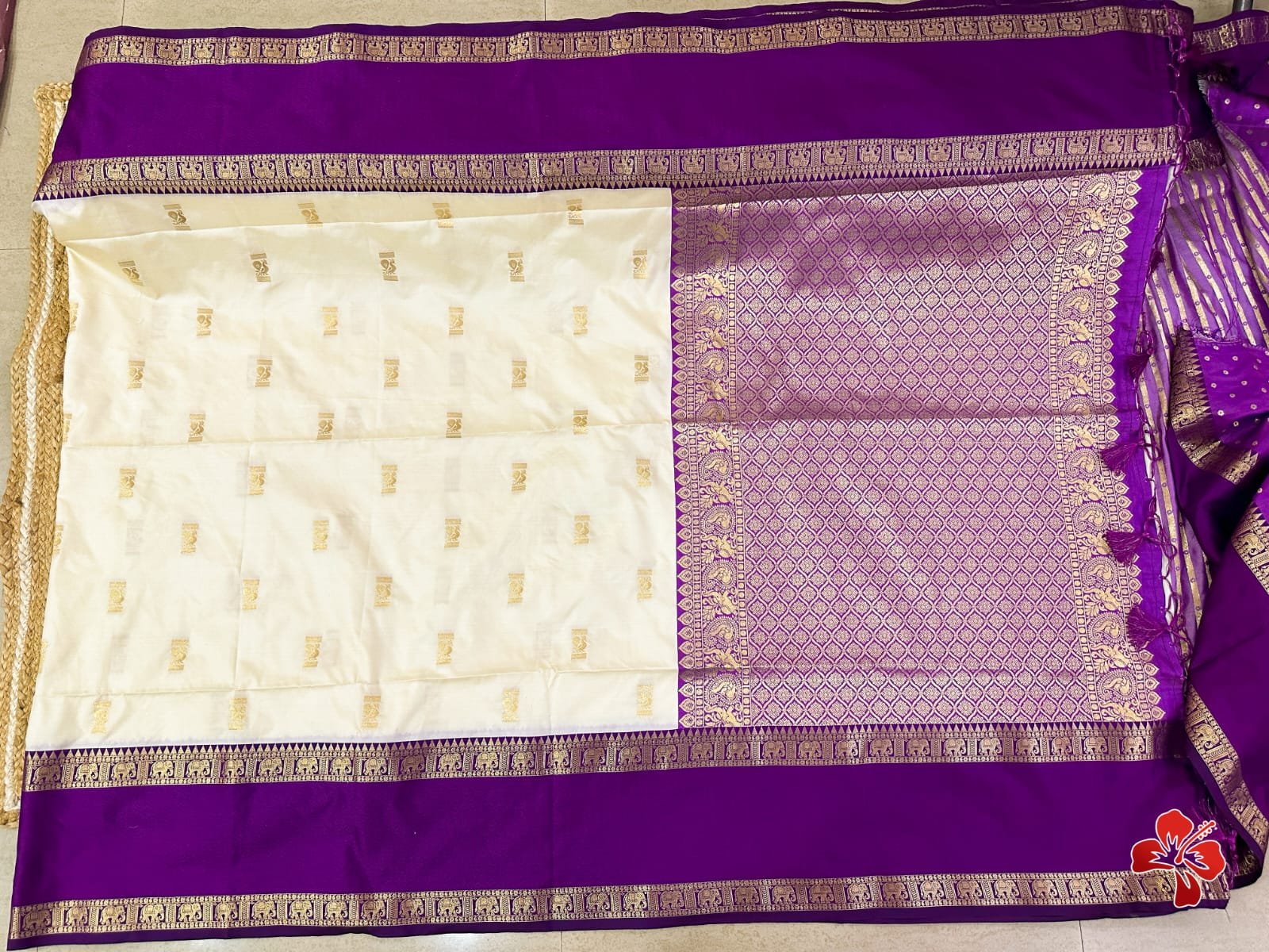 Semi kanjivaram saree - Image 7